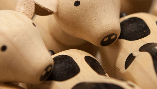 Wooden organic toys