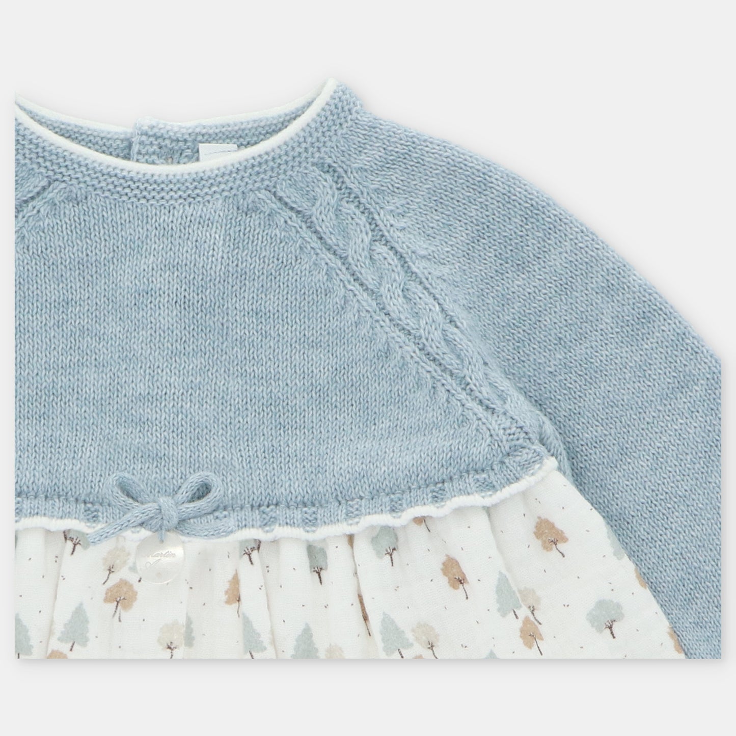 Vestido Punto y Tela Sheffield