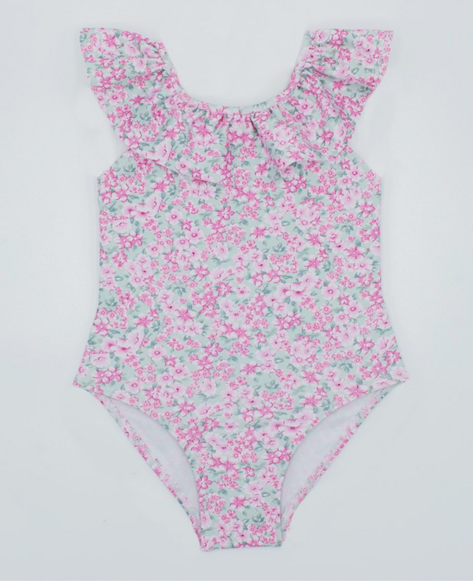 Vestido de baño flores