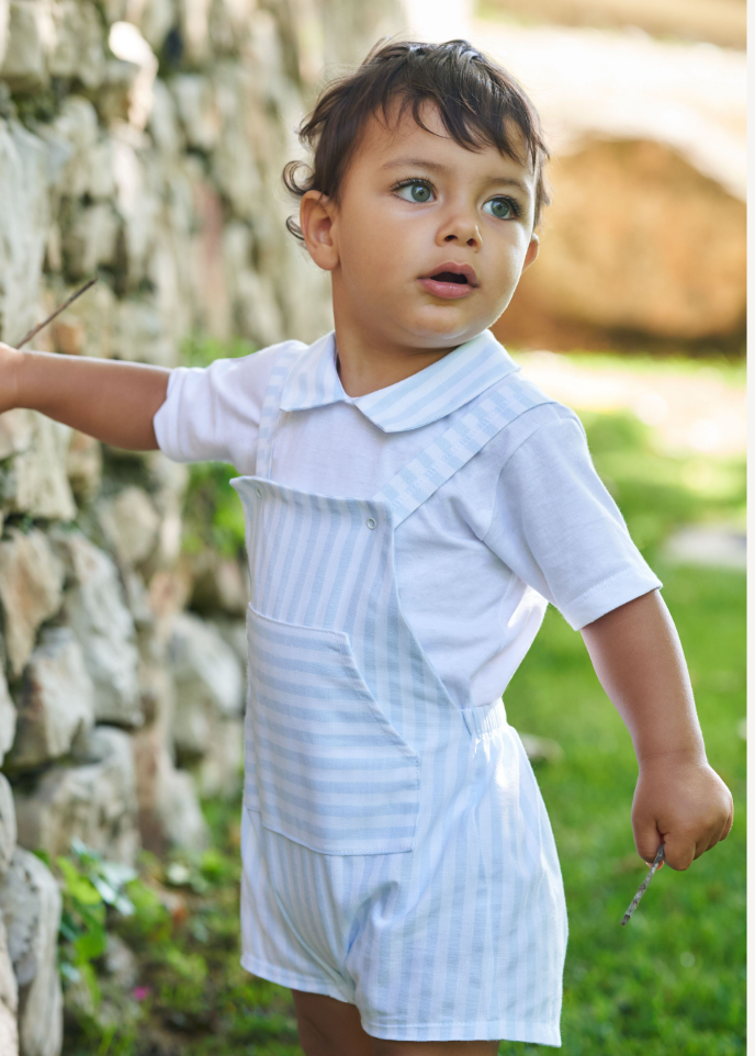 conjunto dungaree sky blue