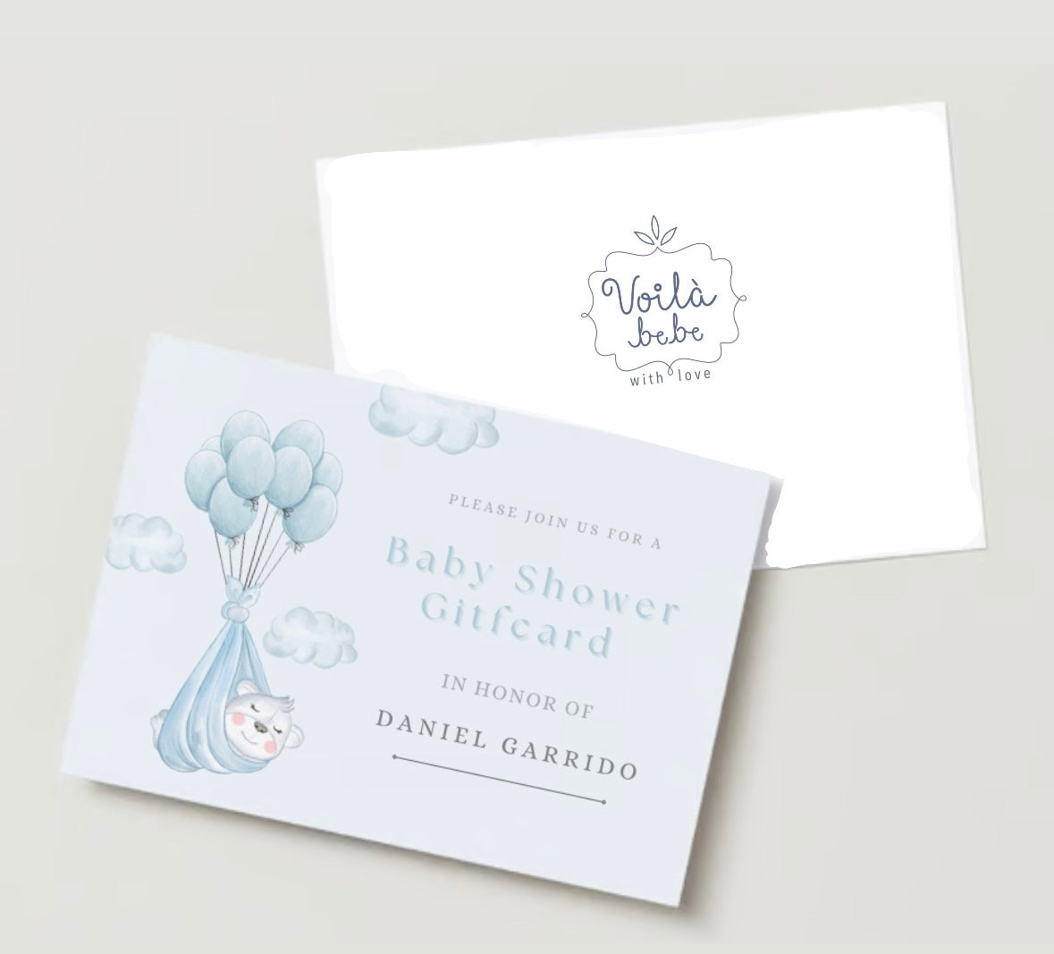 BABY SHOWER GIFT CARD