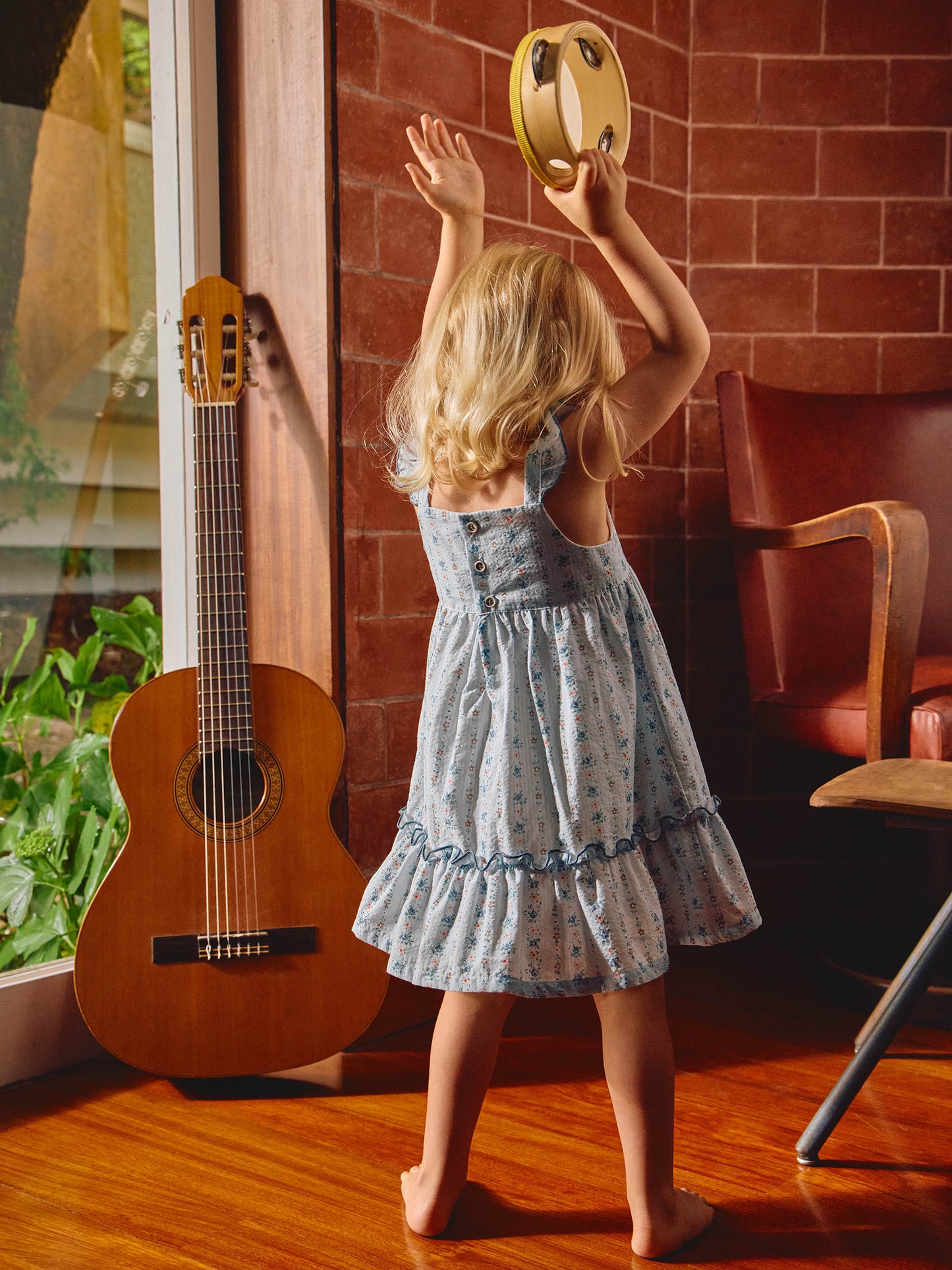 VESTIDO AZUL PETIT FLOWER