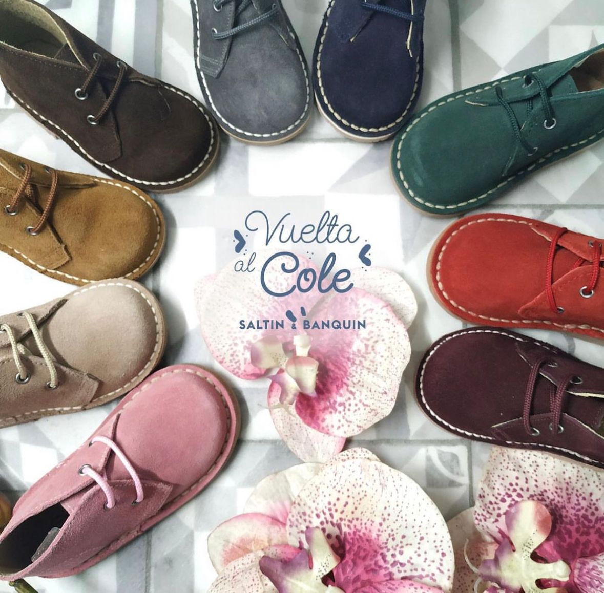 Botines cordones niño