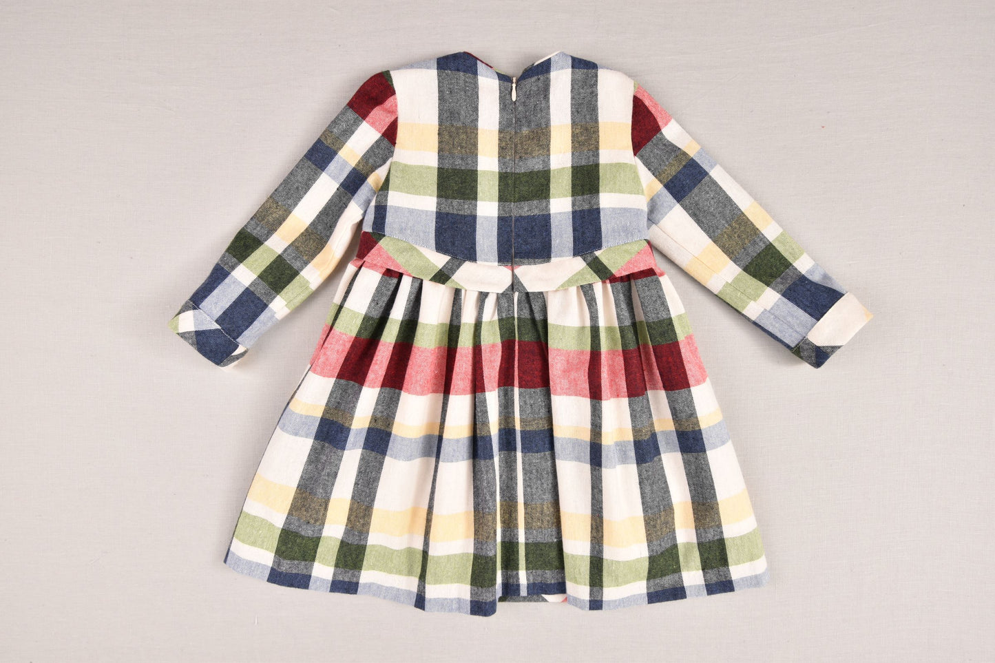 Vestido Infantil Cuadros