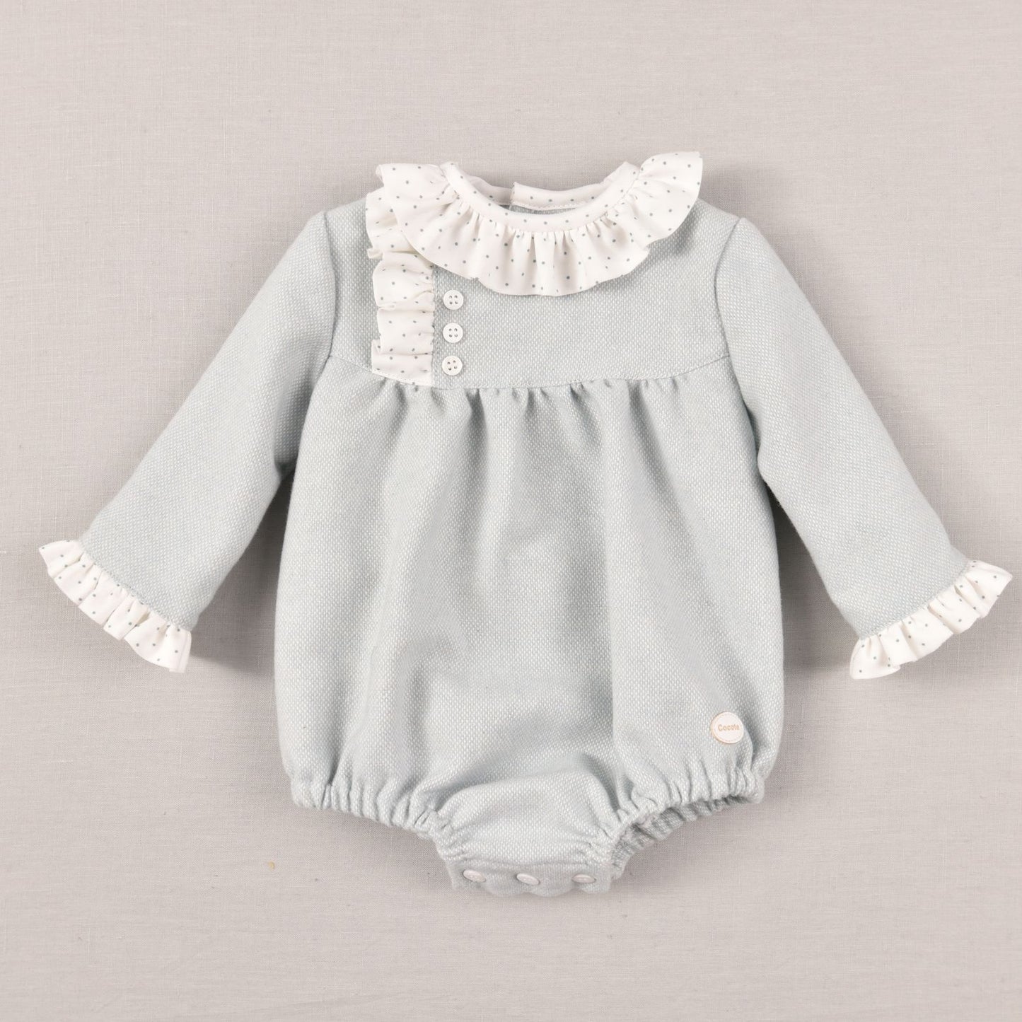 Romper Celeste Elegante