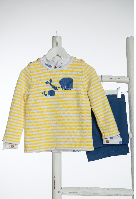 Saco amarillo nino