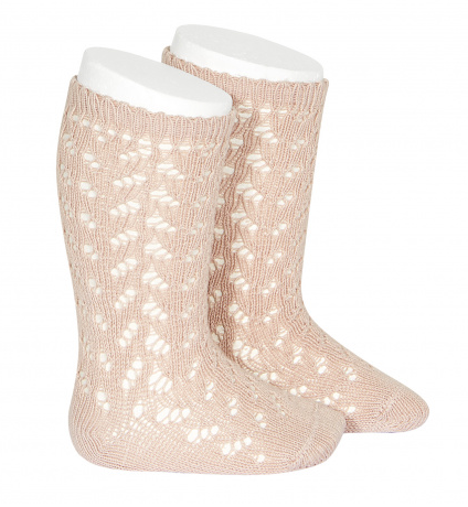 Media Calada Rosa Empolvado