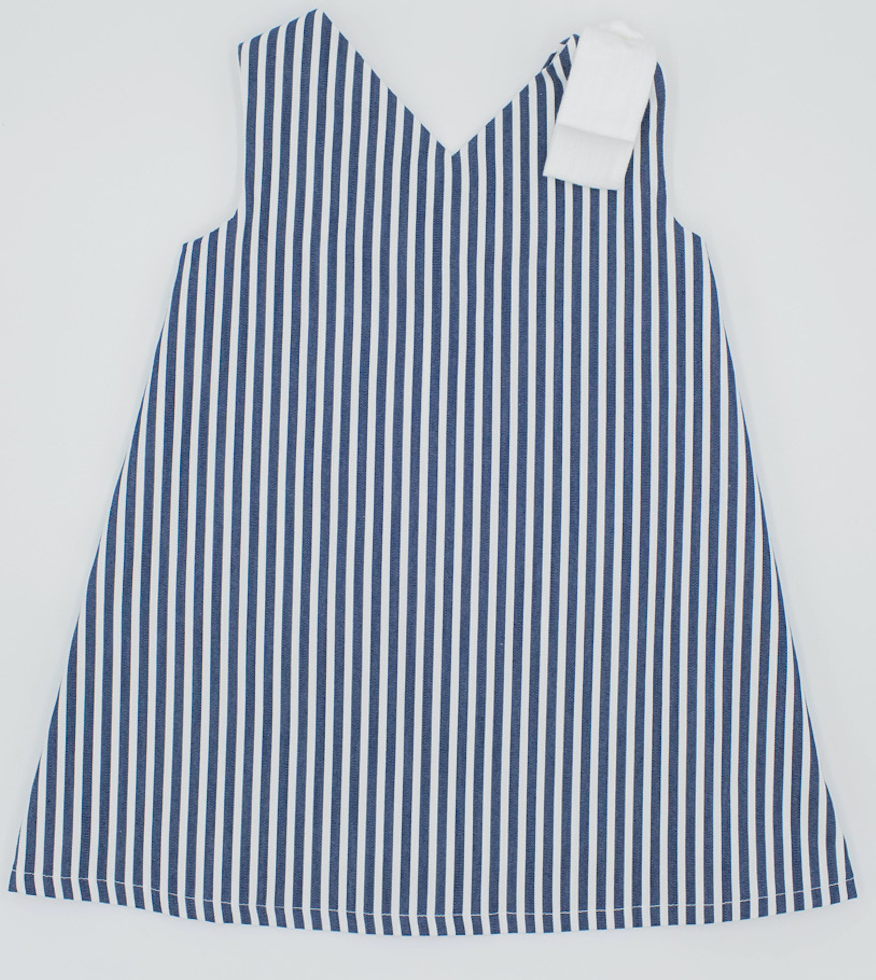 VESTIDO SARGA AZUL