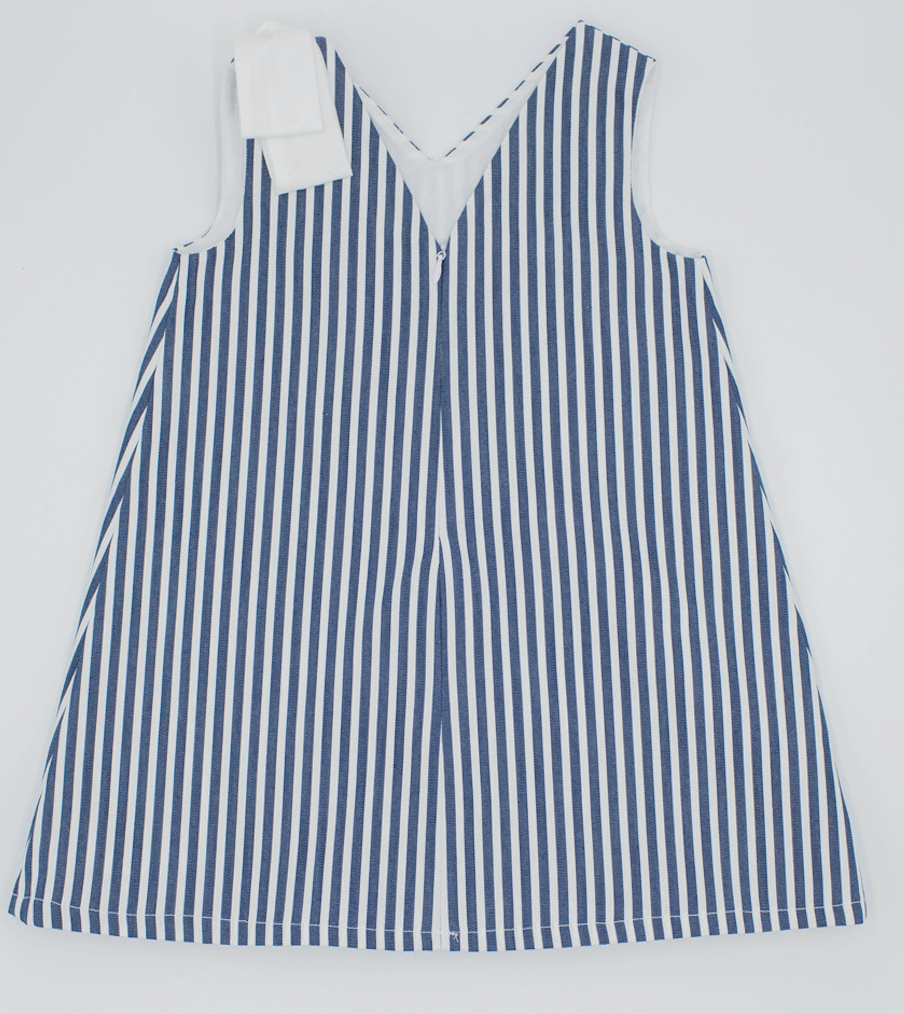 VESTIDO SARGA AZUL