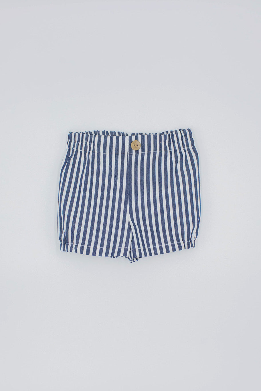 Bermuda rayas marino elástico