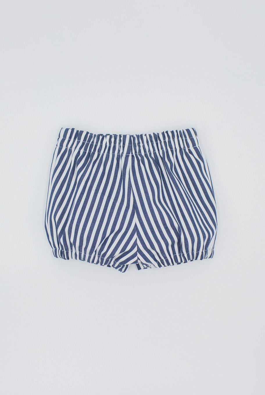 Bermuda rayas marino elástico
