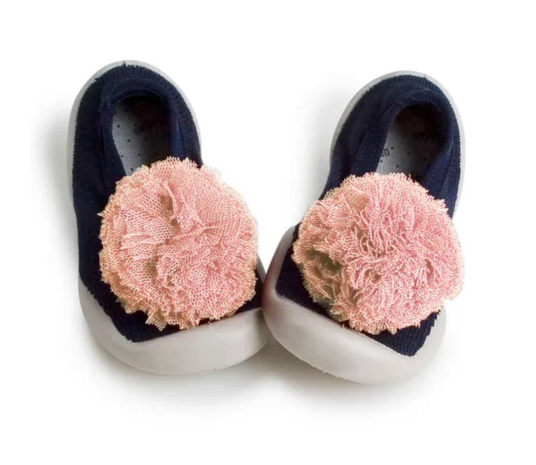 Zapatillas Media Bailarinas con Pompom