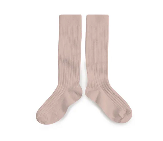 Medias Haute Cotes Rosado