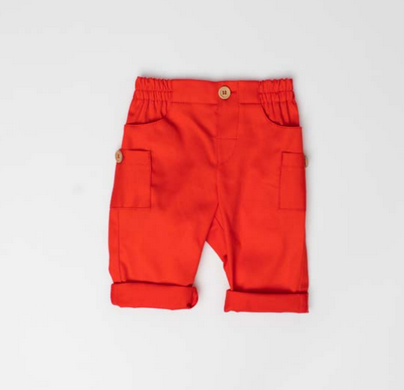 pantalon rojo nino