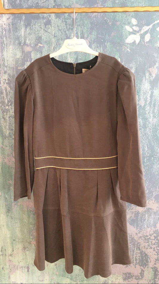 Vestido clásico Zaniah gris