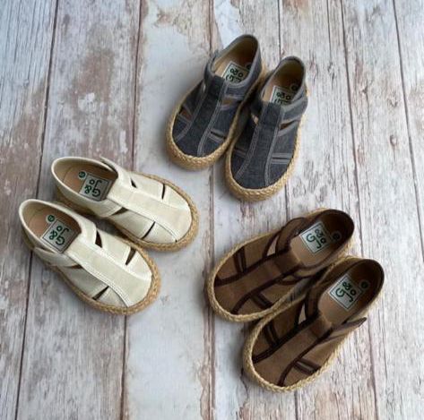 ZAPATOS MARINO ALPARGATA CON VELCRO G&JO