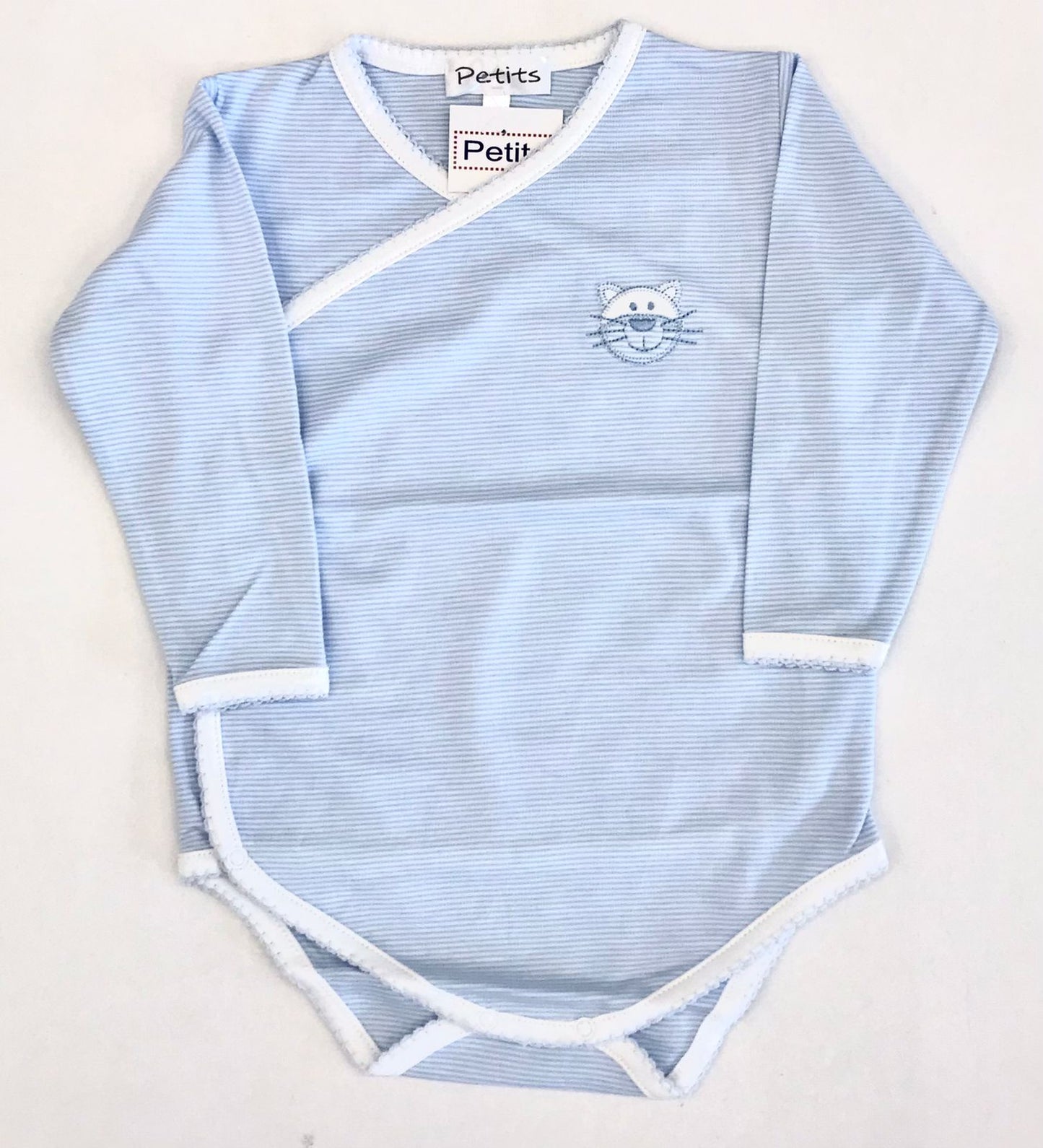 BODY MANGA LARGA A RAYAS