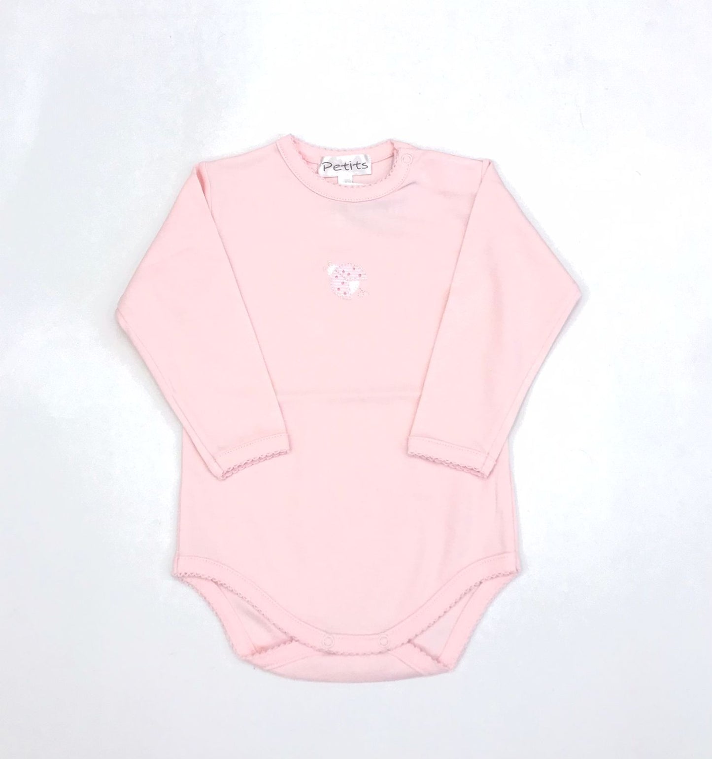 BODY ROSA MANGA LARGA