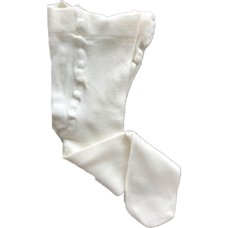 beige baby cotton stockings
