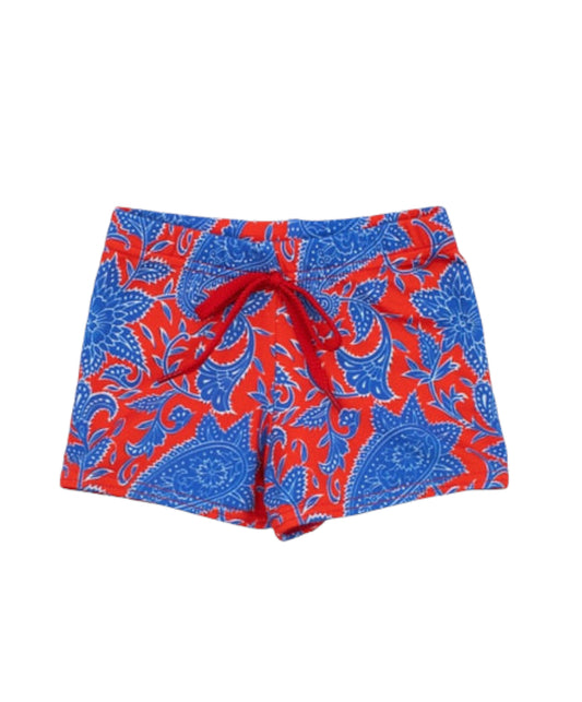 boxer paisley rojo