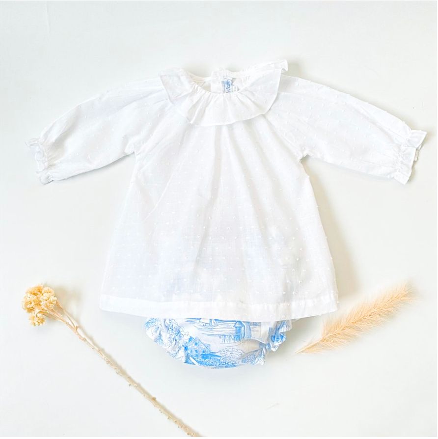 Conjunto Campo Azul y Blanco