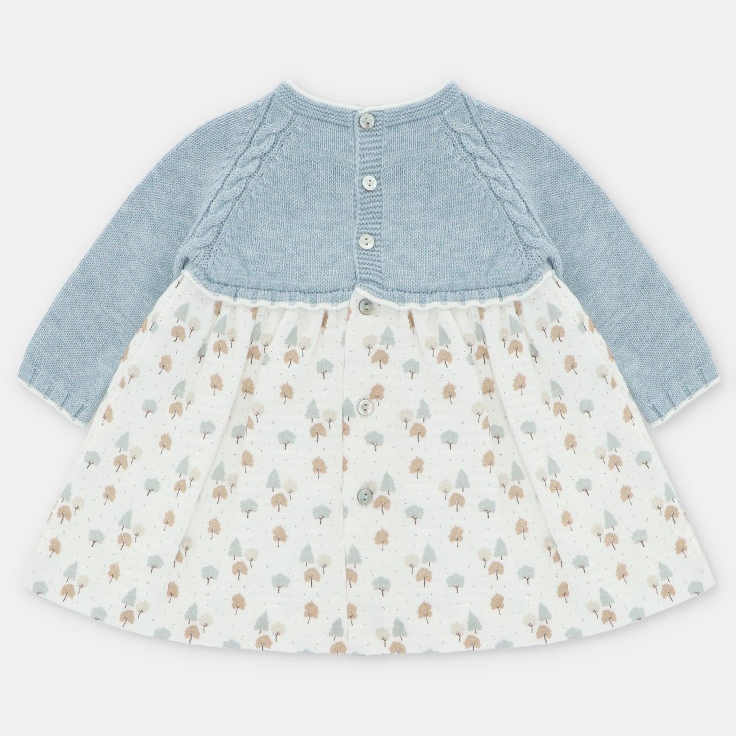 Vestido Punto y Tela Sheffield