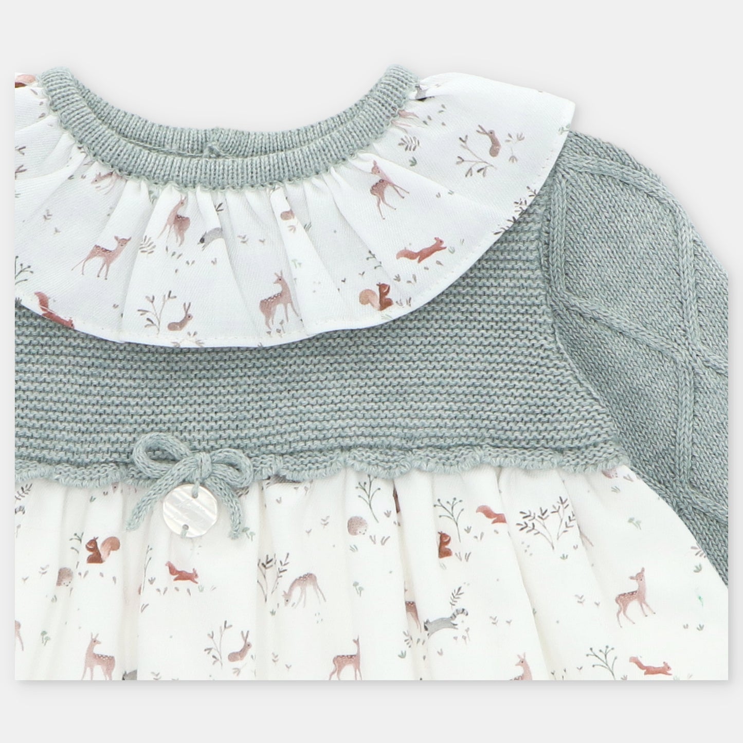 Vestido Punto y Tela York