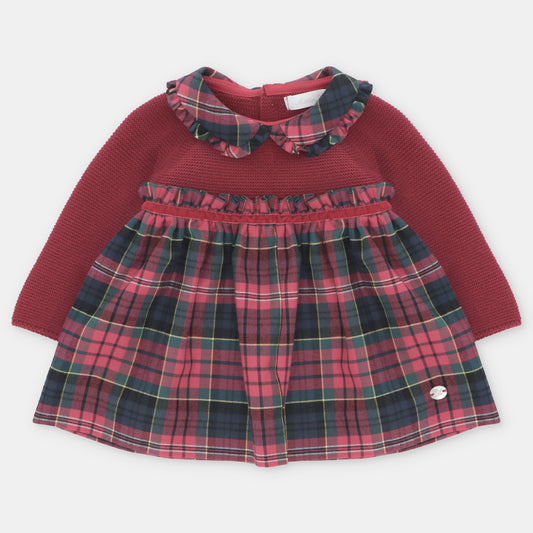 Vestido Punto y Tela Manchester