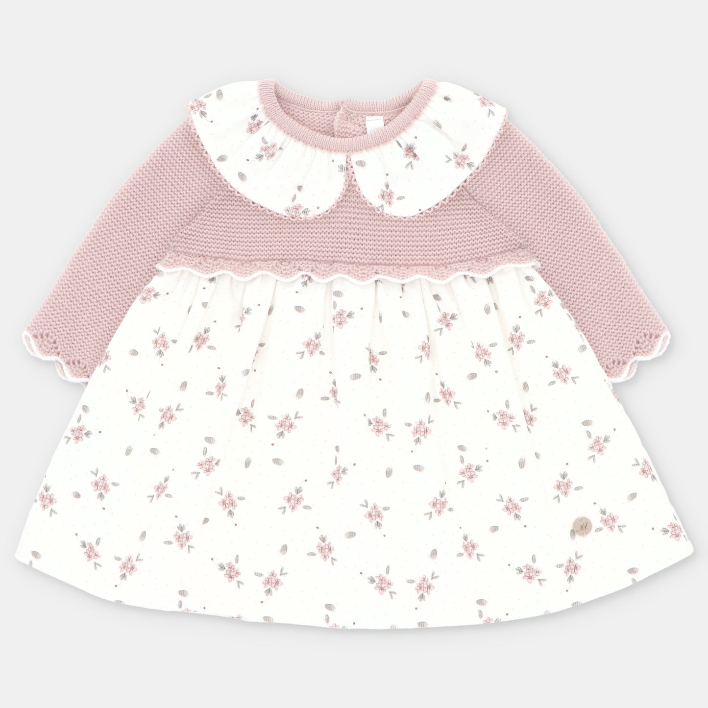 Vestido Punto y Tela Cardiff