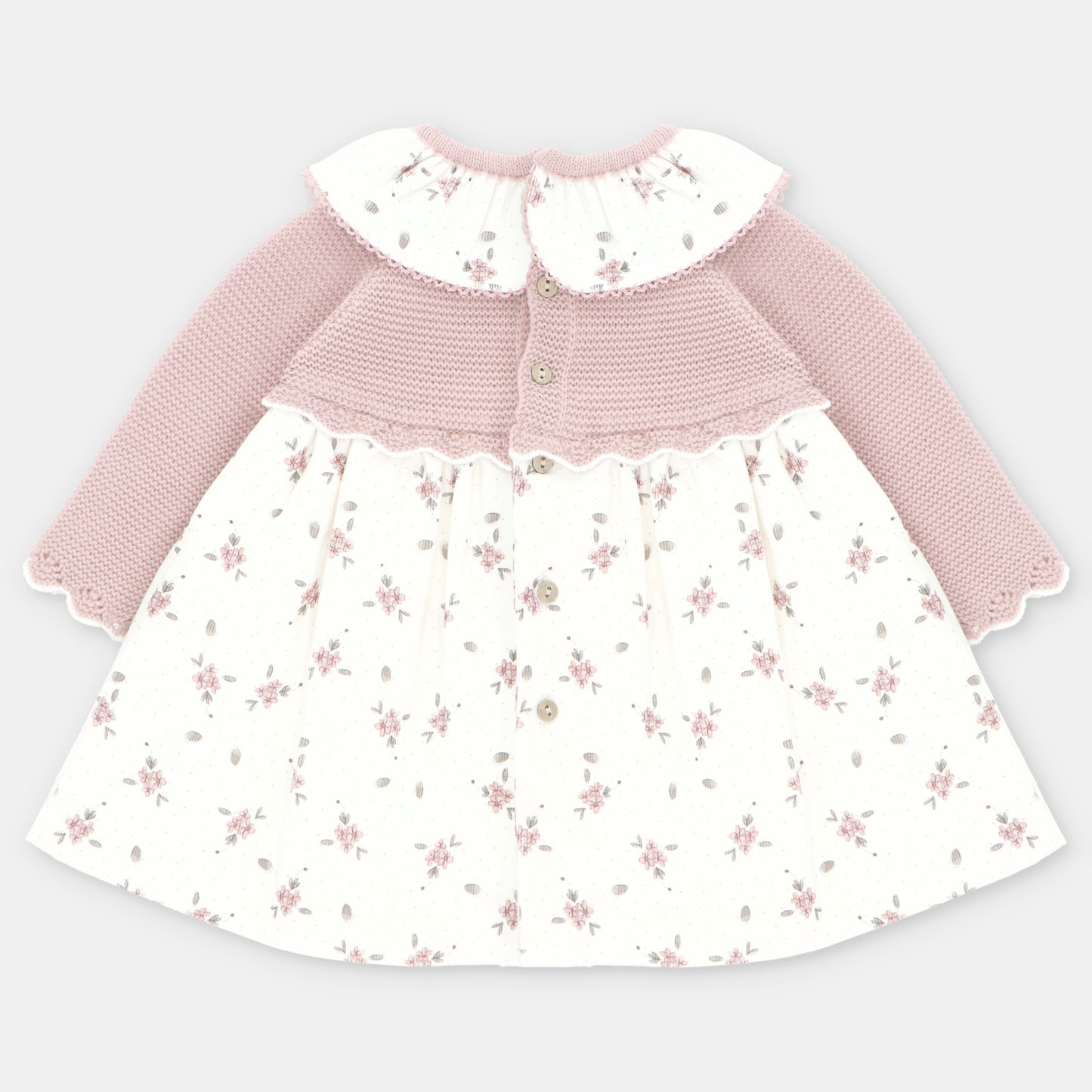 Vestido Punto y Tela Cardiff