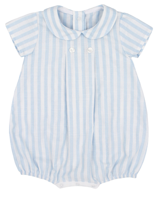 romper rayas baby blue