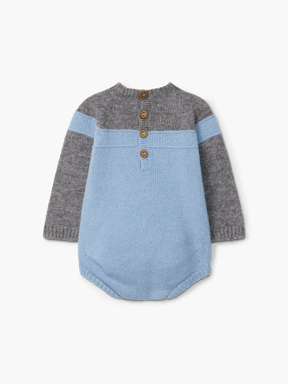 PELELE CORTO DE  LANA Y PUNTO