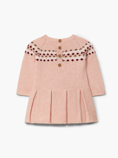 VESTIDO DE LANA EN PUNTO