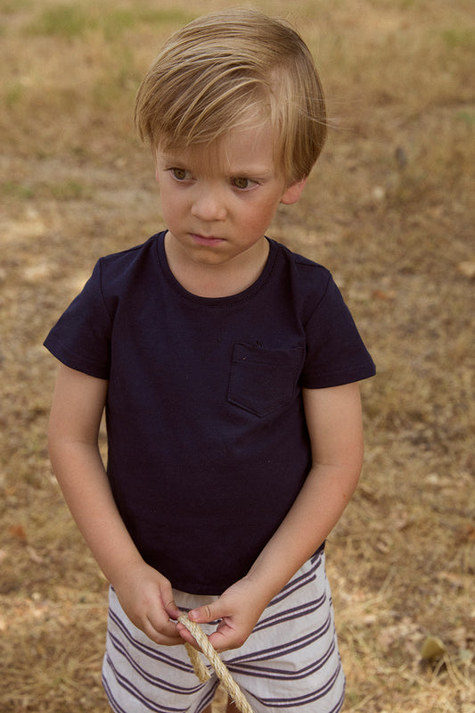 Camisa niño marino