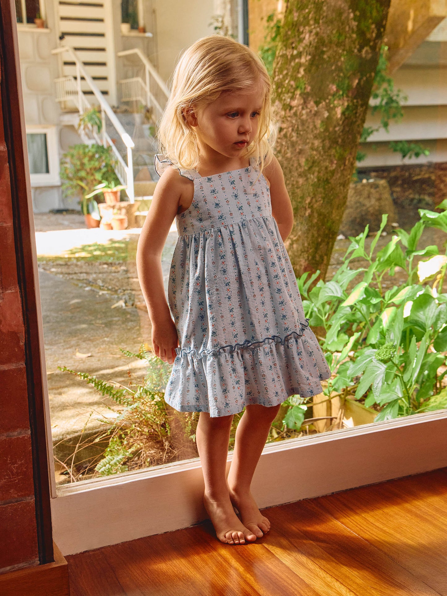 VESTIDO AZUL PETIT FLOWER