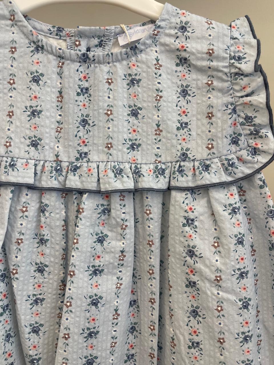 VESTIDO FLOWER BLUE