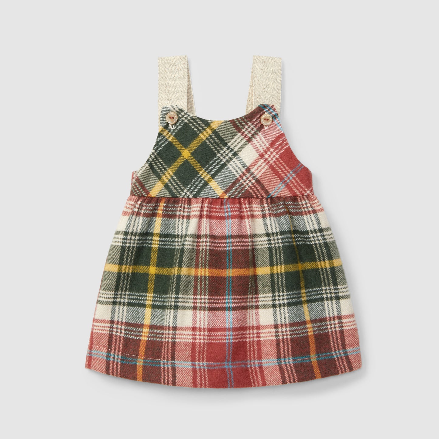 VESTIDO PETO CUADROS