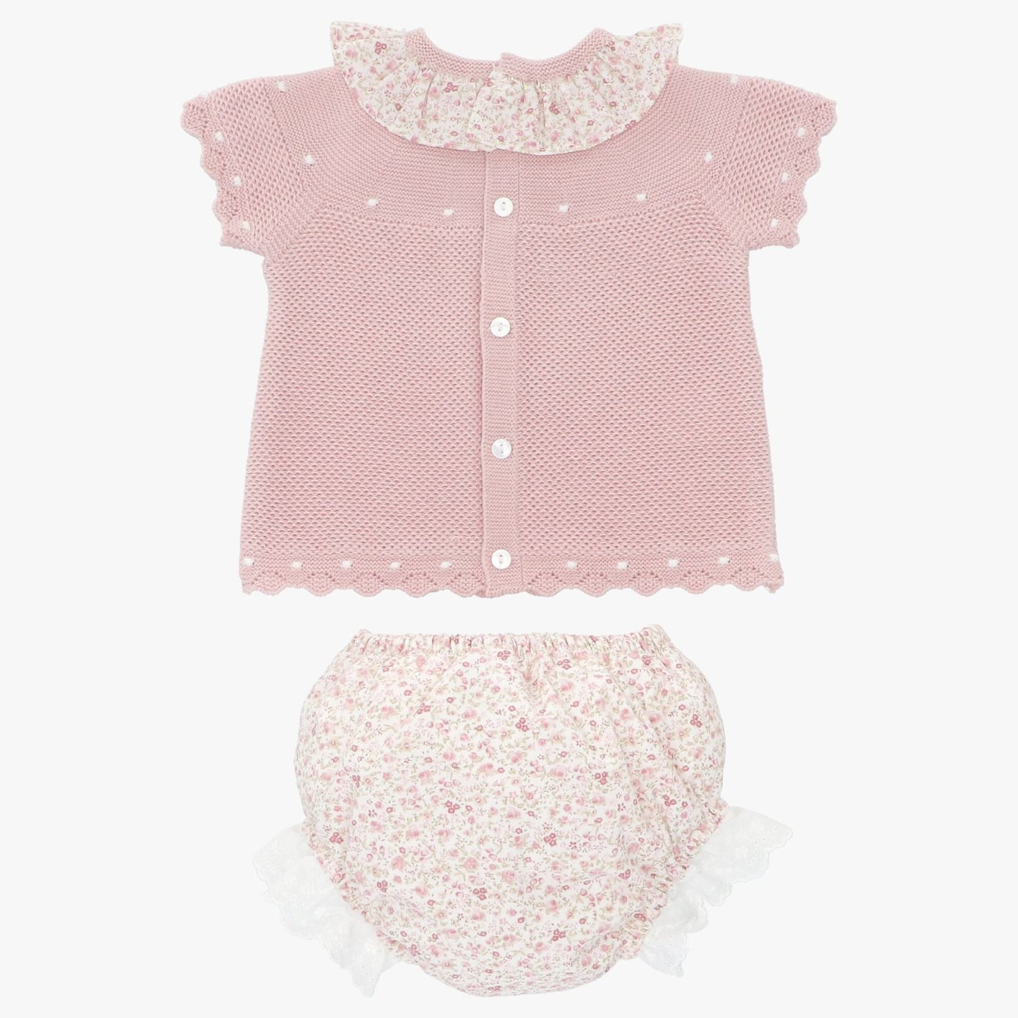 Conjunto tela niña flowerty