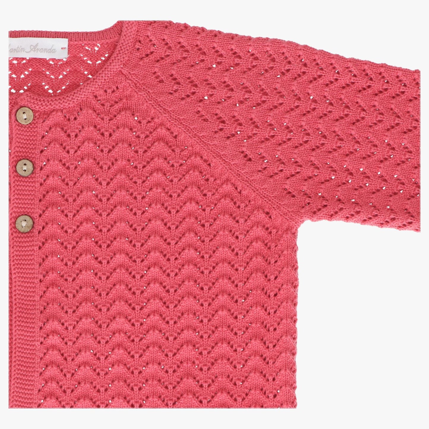 Cardigan unisex coralina