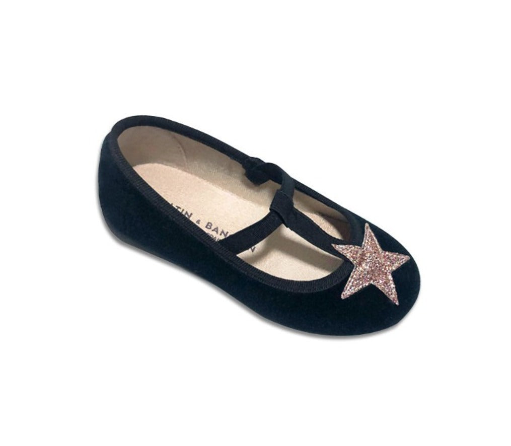 Mercedita gamuza con estrella