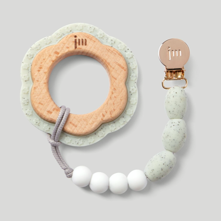Moonlight Silicone + Wood Teether