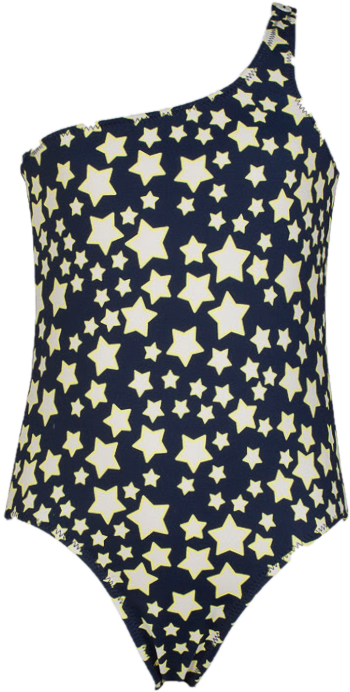 pacific rainbow swimsuit with stars