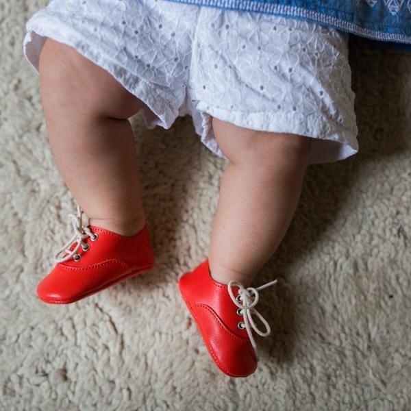 Richelieu Baby shoe & First step | Arthur Orange
