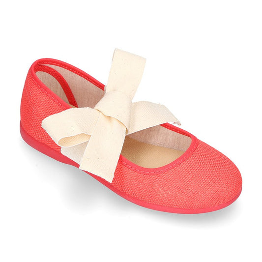 Zapatos Bailarina con lazo Okaa