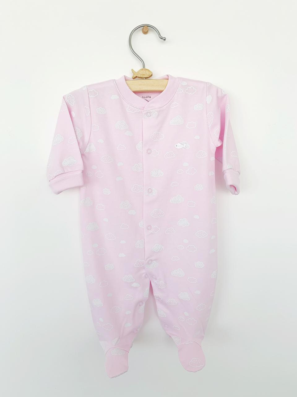 Pijama rosada a rayas Azulito