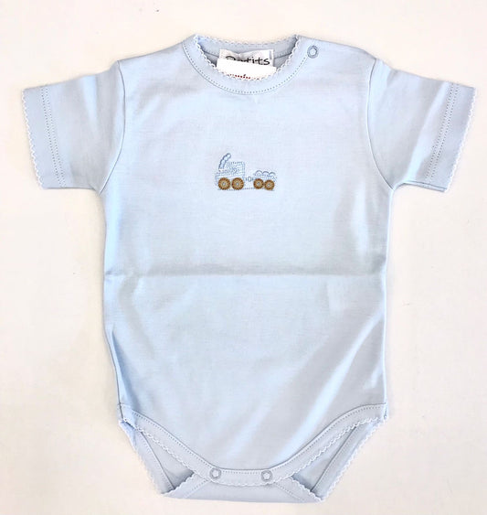 BODY CELESTE MANGA CORTA