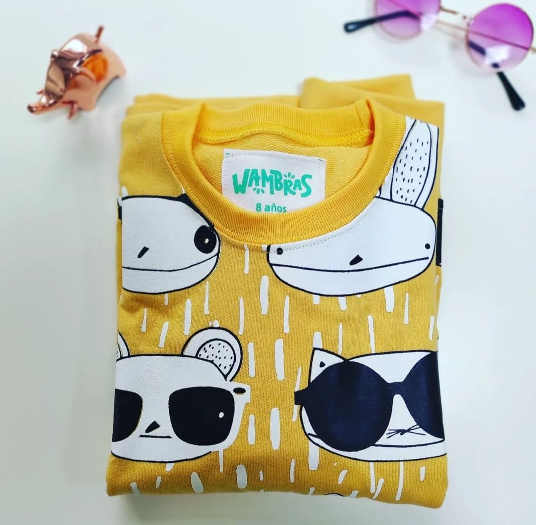 Saco wambras estampado