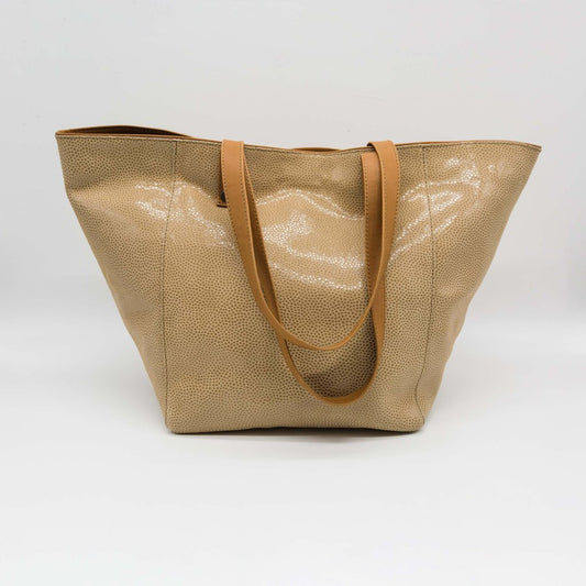 Marseille | Beige leather tote