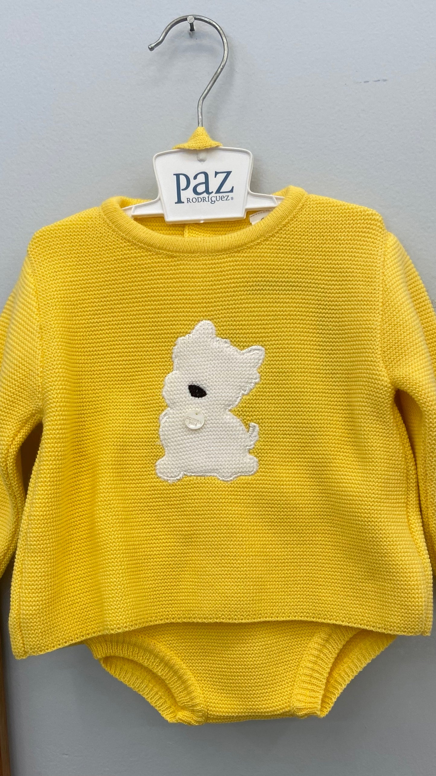 Conjunto Amarillo Perrito